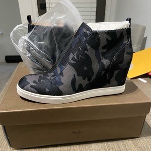 Brand new Paolo wedge sneakers size 9